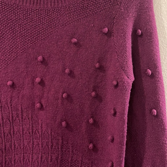 Evolution by Cyrus Pom Pom and cableknit sweater - Picture 6 of 7